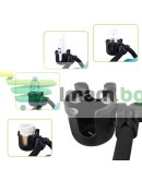 Поставка за чаша за количка с поставка за мобилен телефон